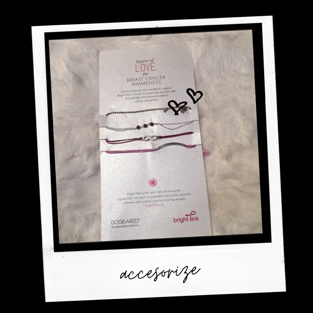 Dogeared breast cancer bracelets